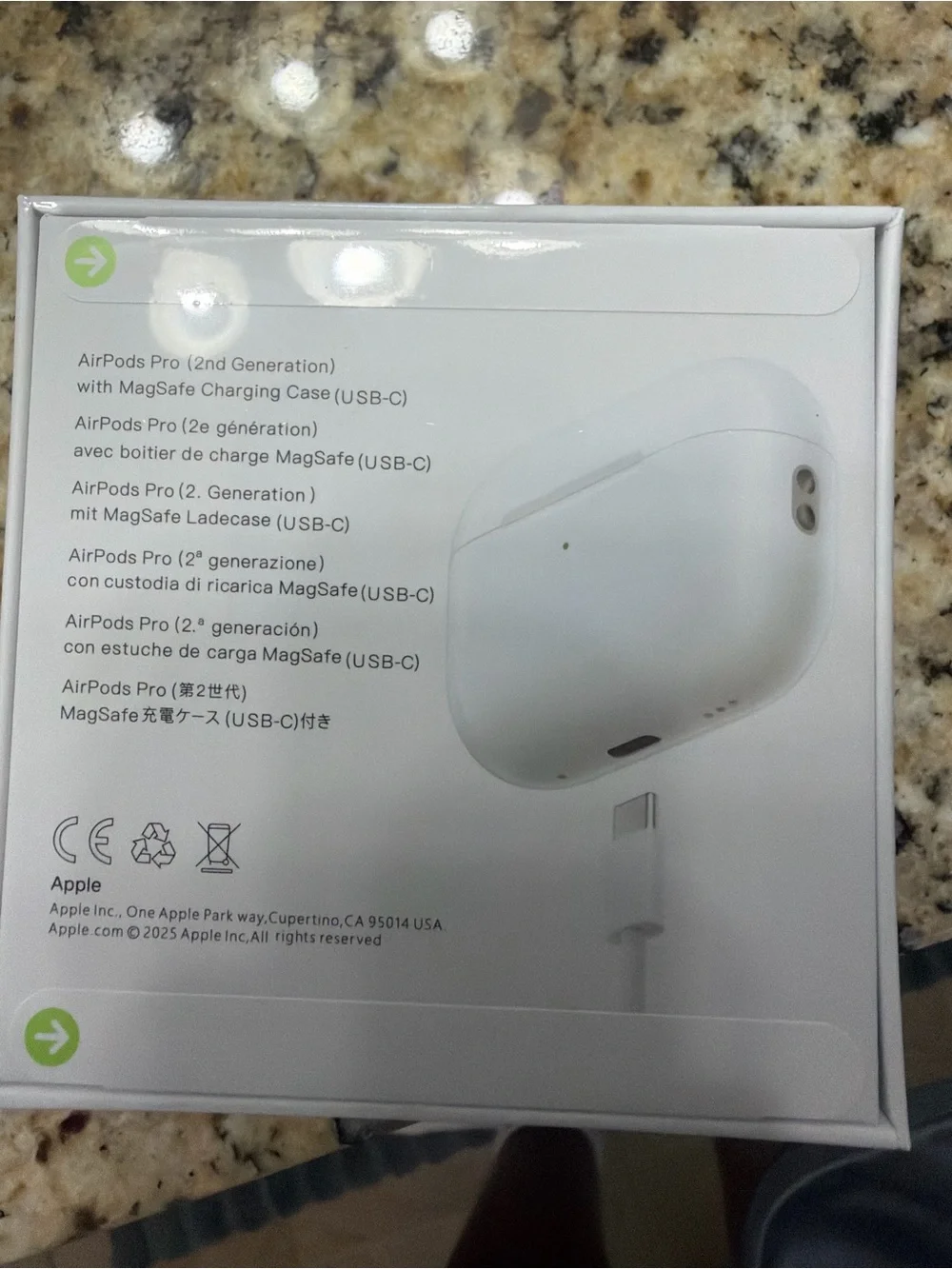 Apple AirPods Pro (2nd Generation) Charging Case - White
